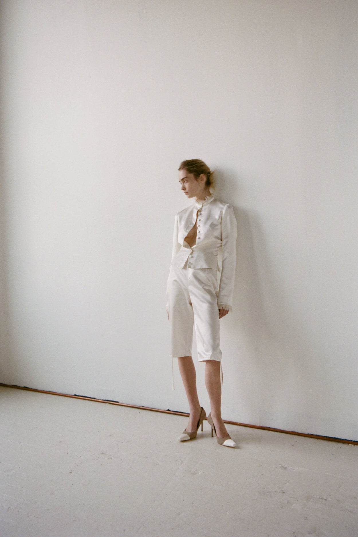 Silk Duchesse Keyhole Jacket image