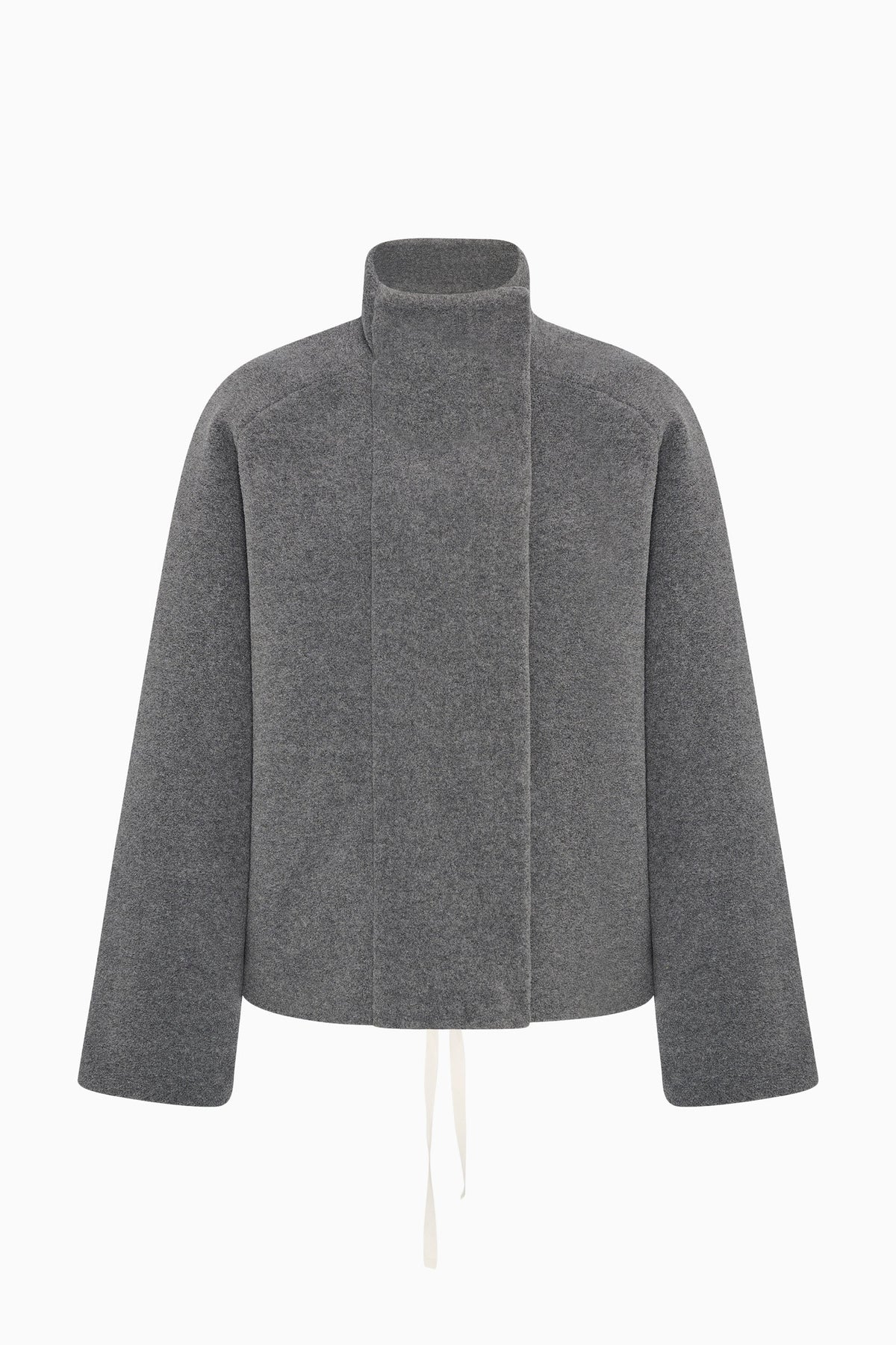 High Collar Raglan Fleece Jacket image