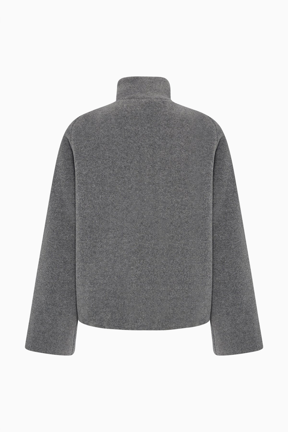 High Collar Raglan Fleece Jacket image