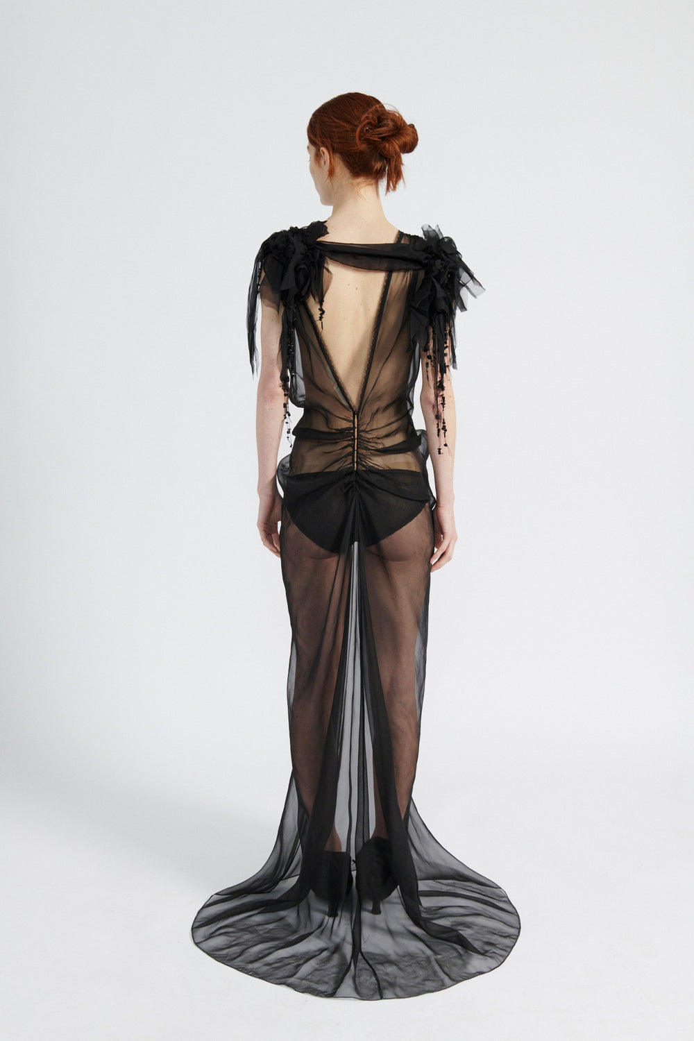 Chiffon Gathered Dress image alternative view