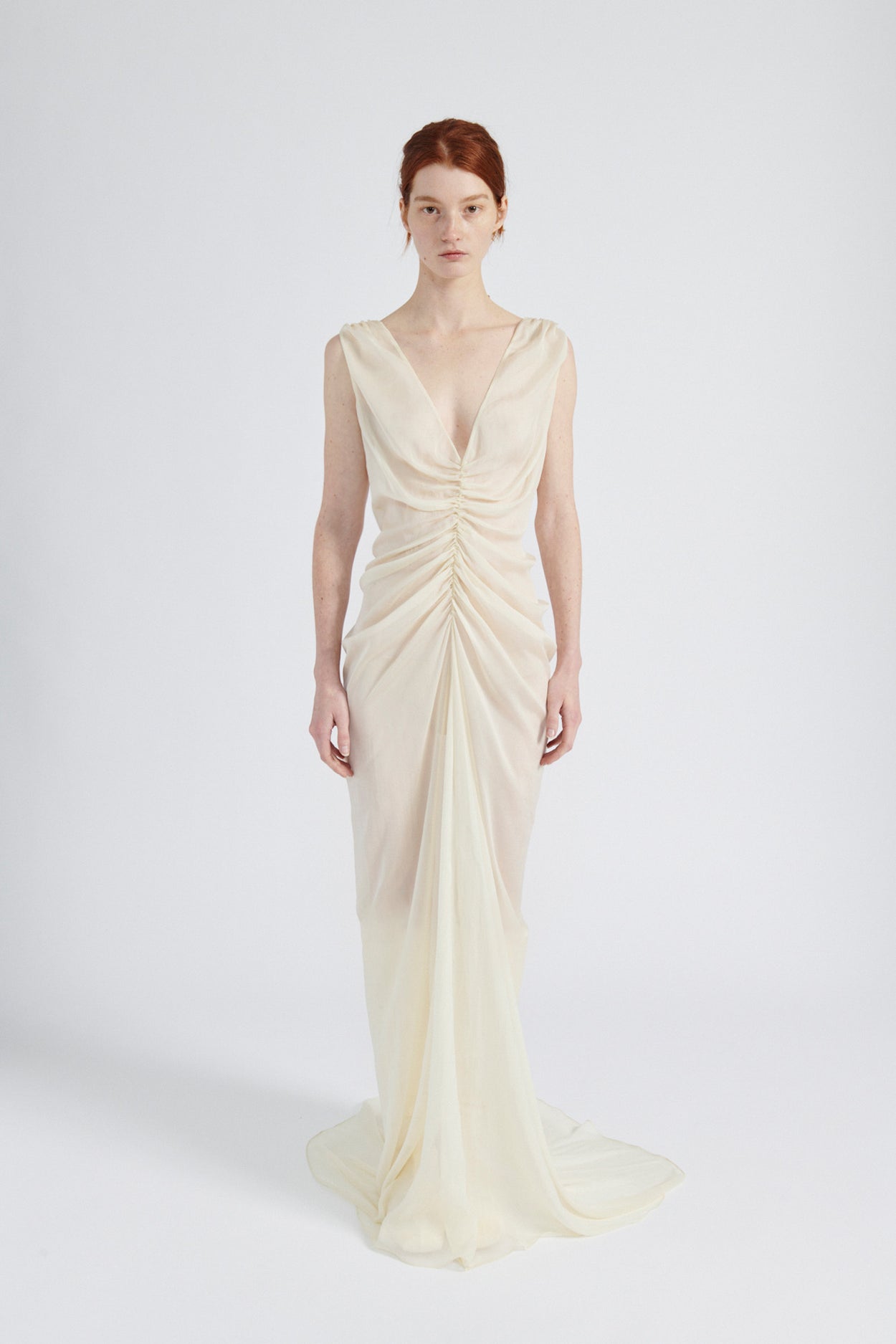 Chiffon Gathered Dress image