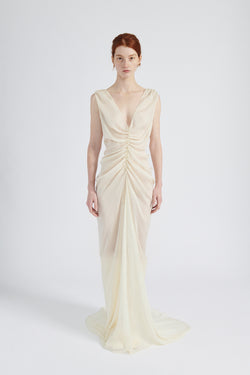 Chiffon Gathered Dress image