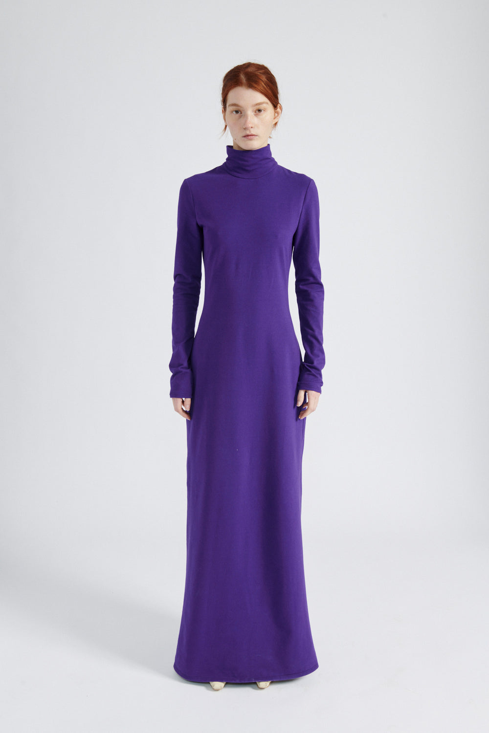Keyhole Turtleneck Dress image