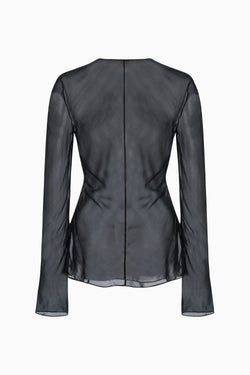 Chiffon Keyhole Blouse image