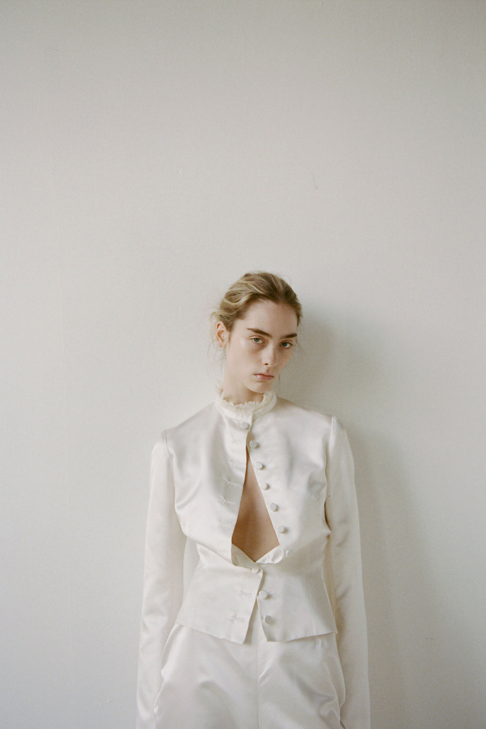 Silk Duchesse Keyhole Jacket image alternative view