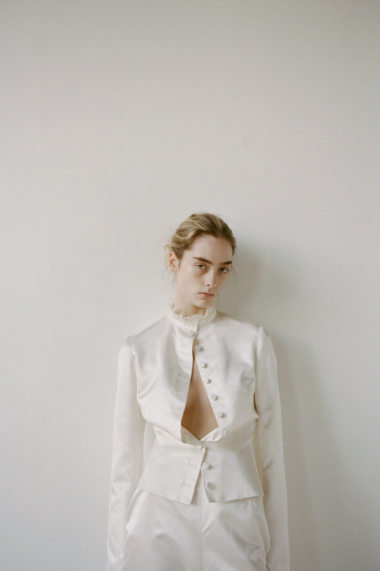 Silk Duchesse Keyhole Jacket image