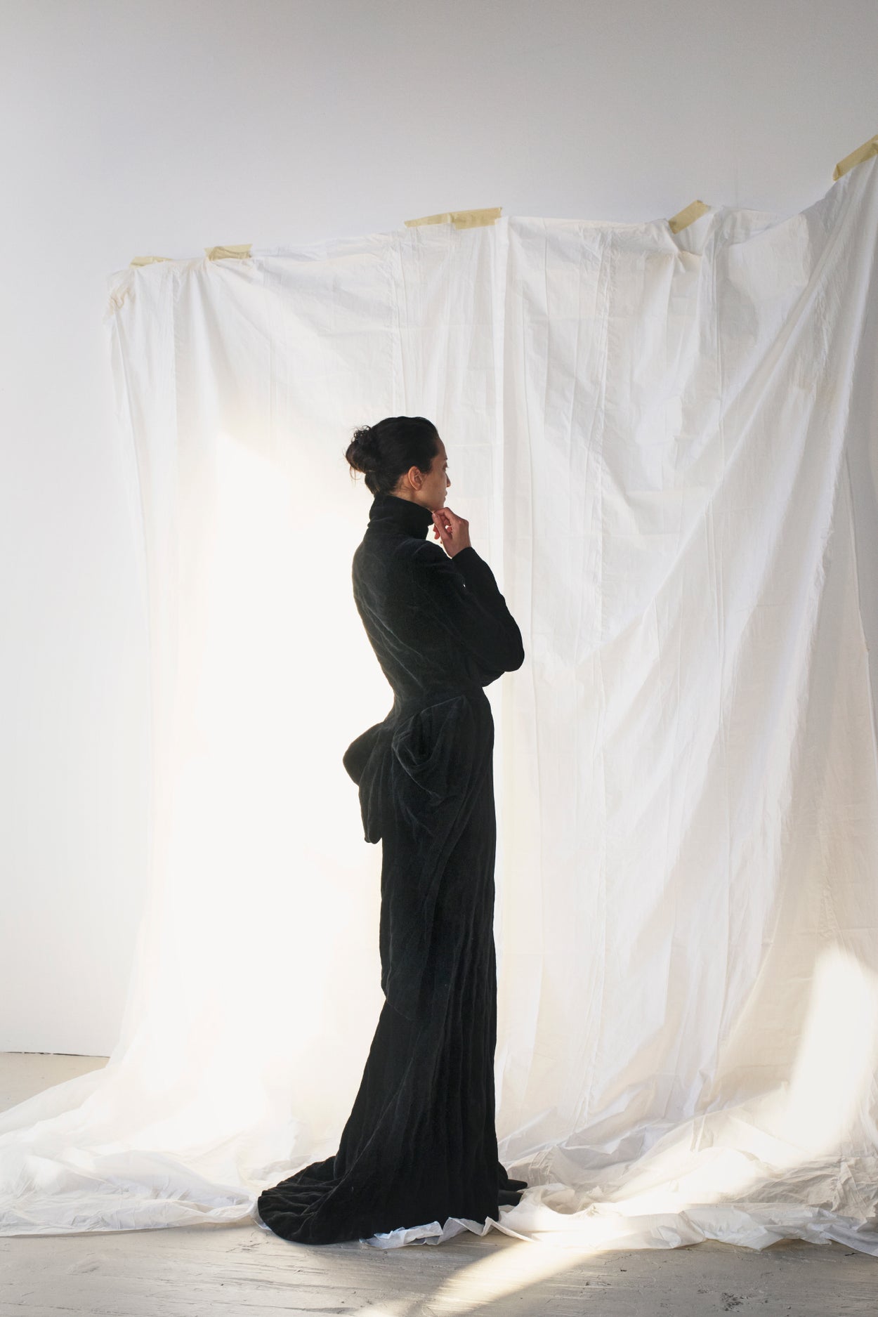 Tailored Bustle Dress image