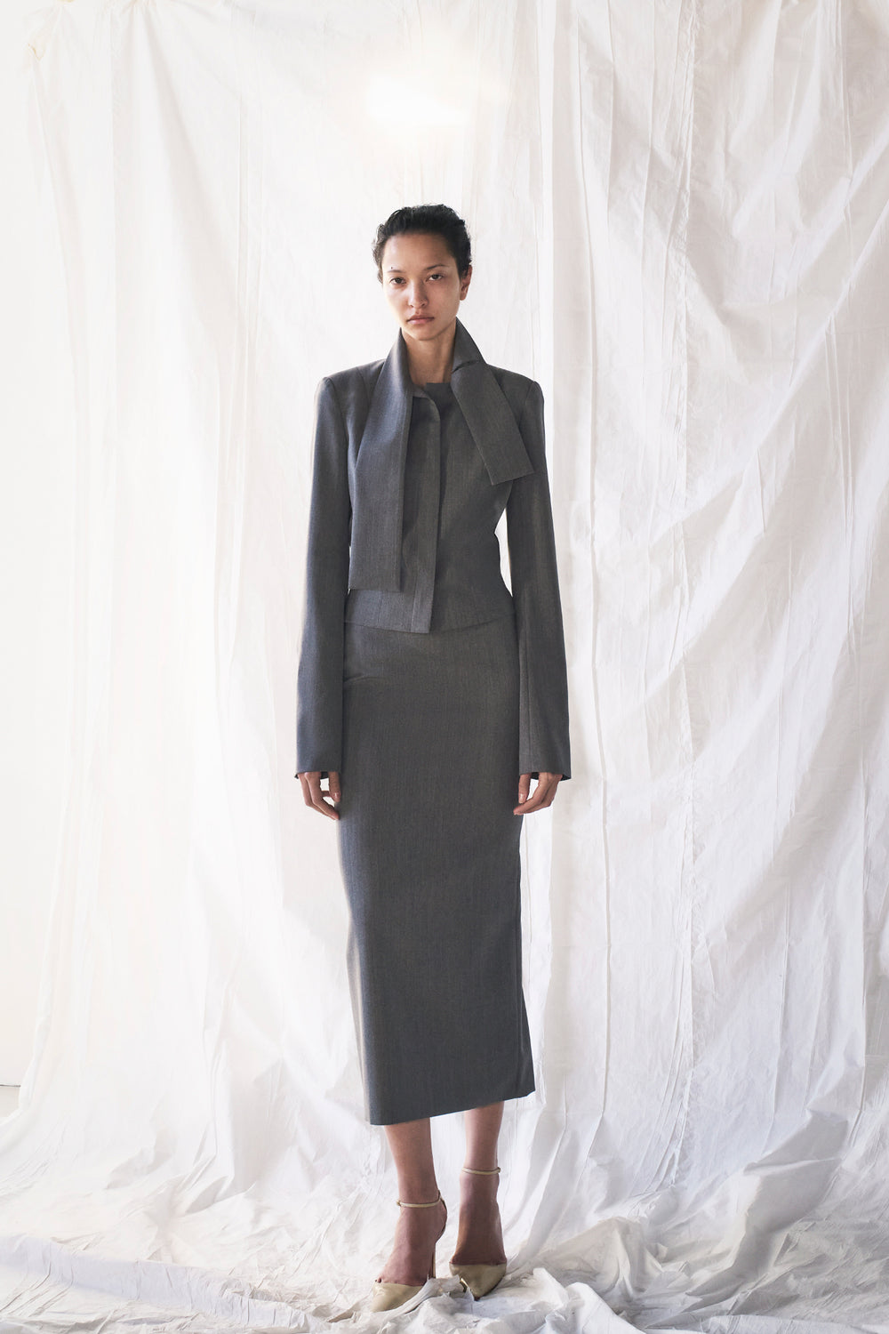 Tailored Scarf Jacket image alternative view