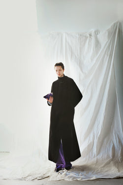 High Collar Raglan Coat image