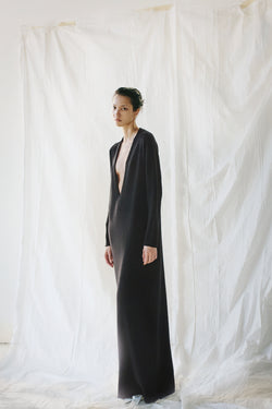 Low V Neck Dress image