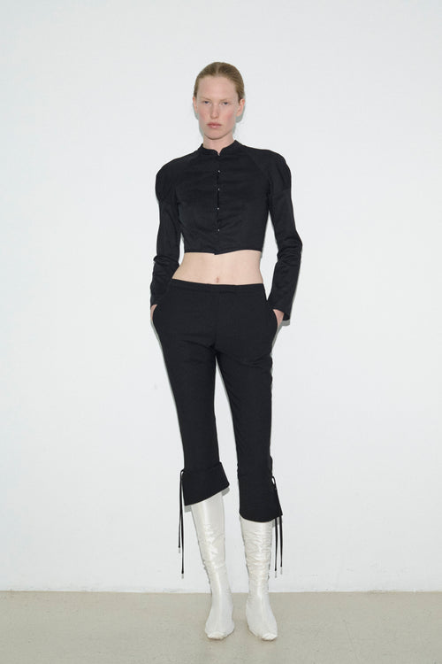 Stretch Wool Capri Pant image