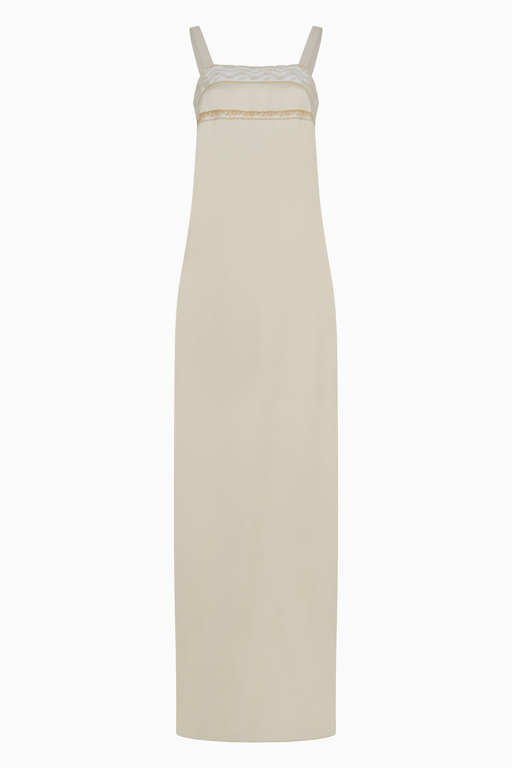 Silk Column Dress image