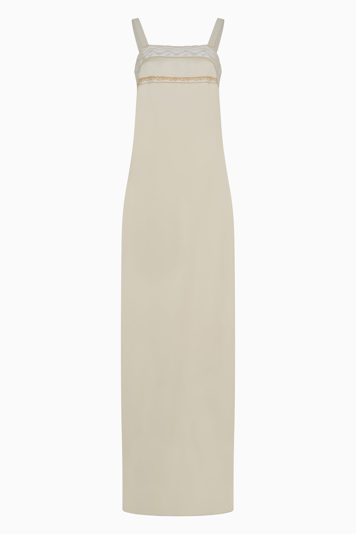 Silk Column Dress image