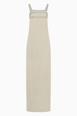 Silk Column Dress image