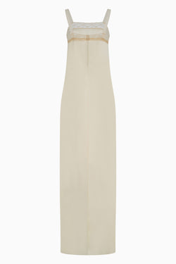 Silk Column Dress image