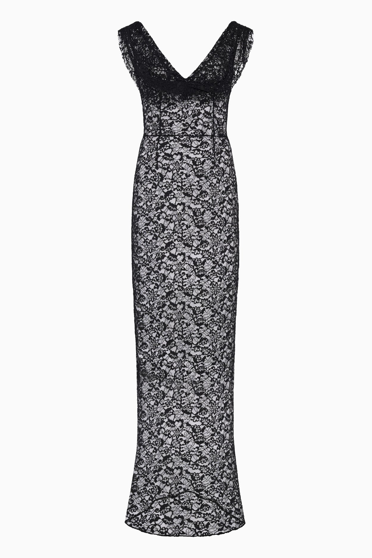 Draped Lace Dress image