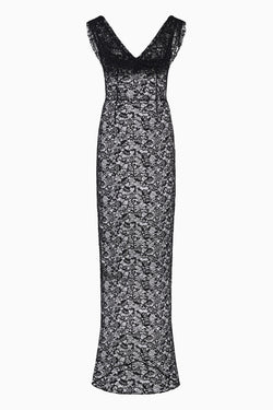Draped Lace Dress image
