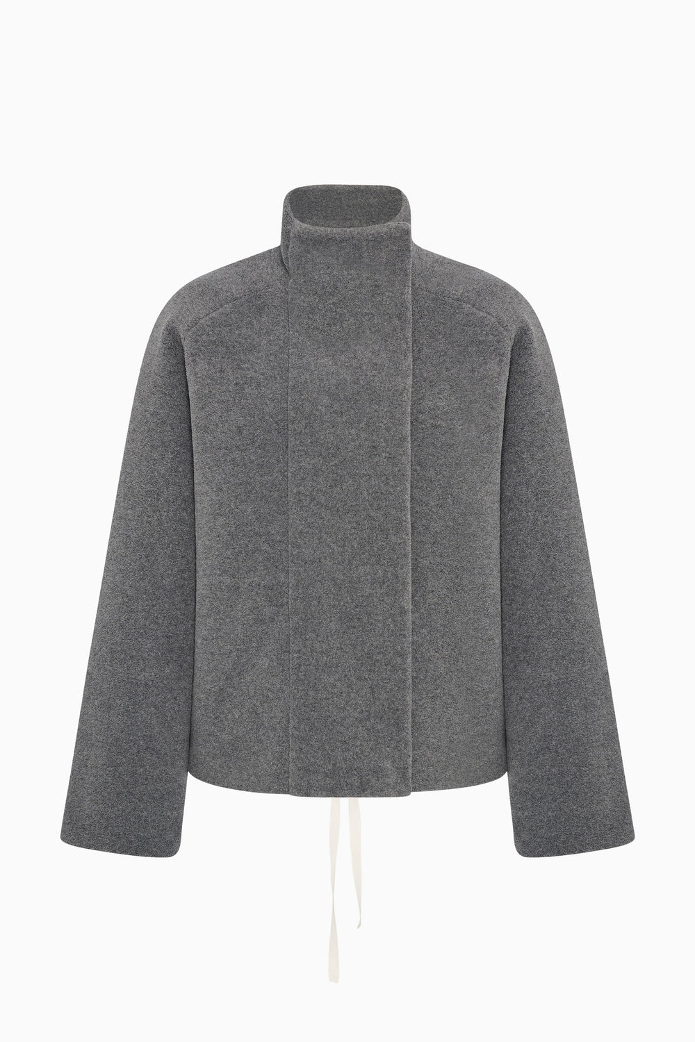 High Collar Raglan Fleece Jacket image