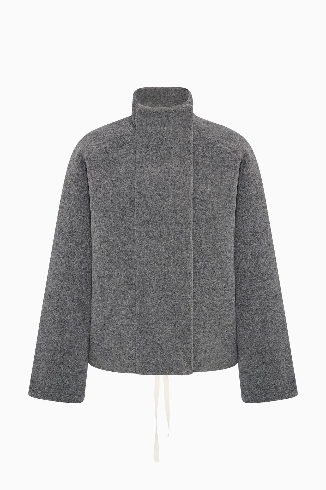 High Collar Raglan Fleece Jacket image