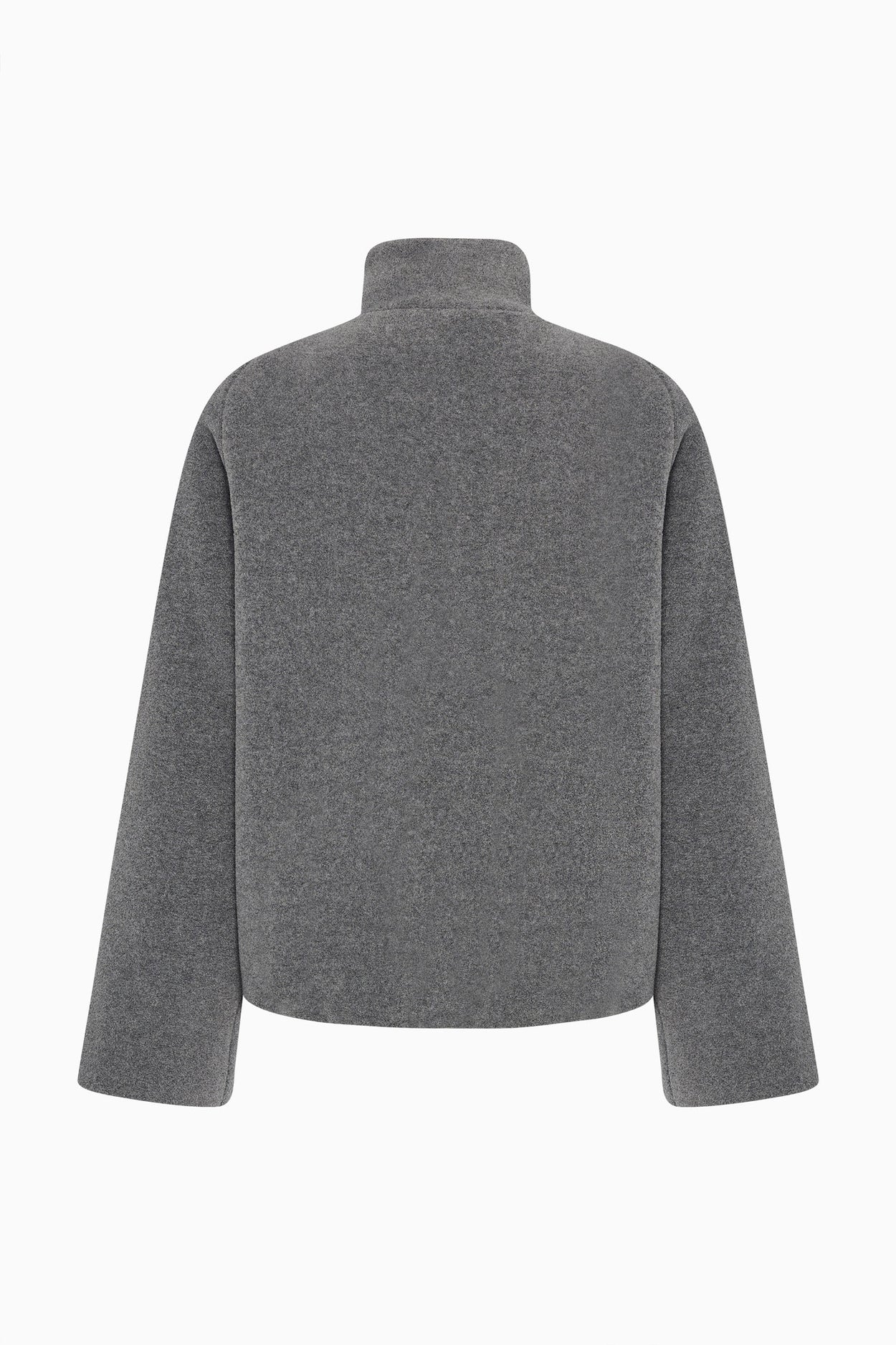 High Collar Raglan Fleece Jacket image