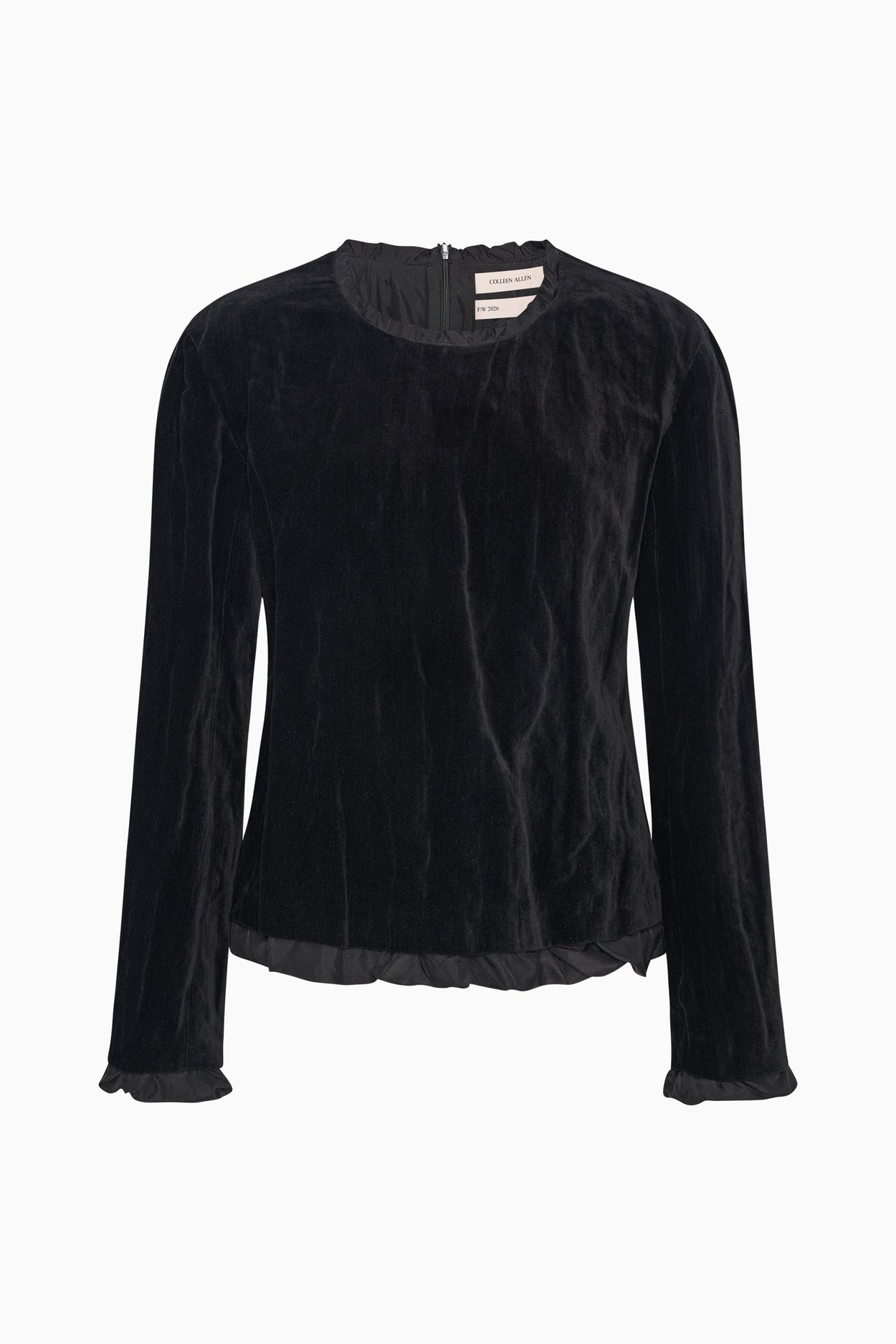 Velvet Crewneck Shirt image
