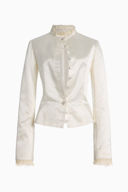 Silk Duchesse Keyhole Jacket image