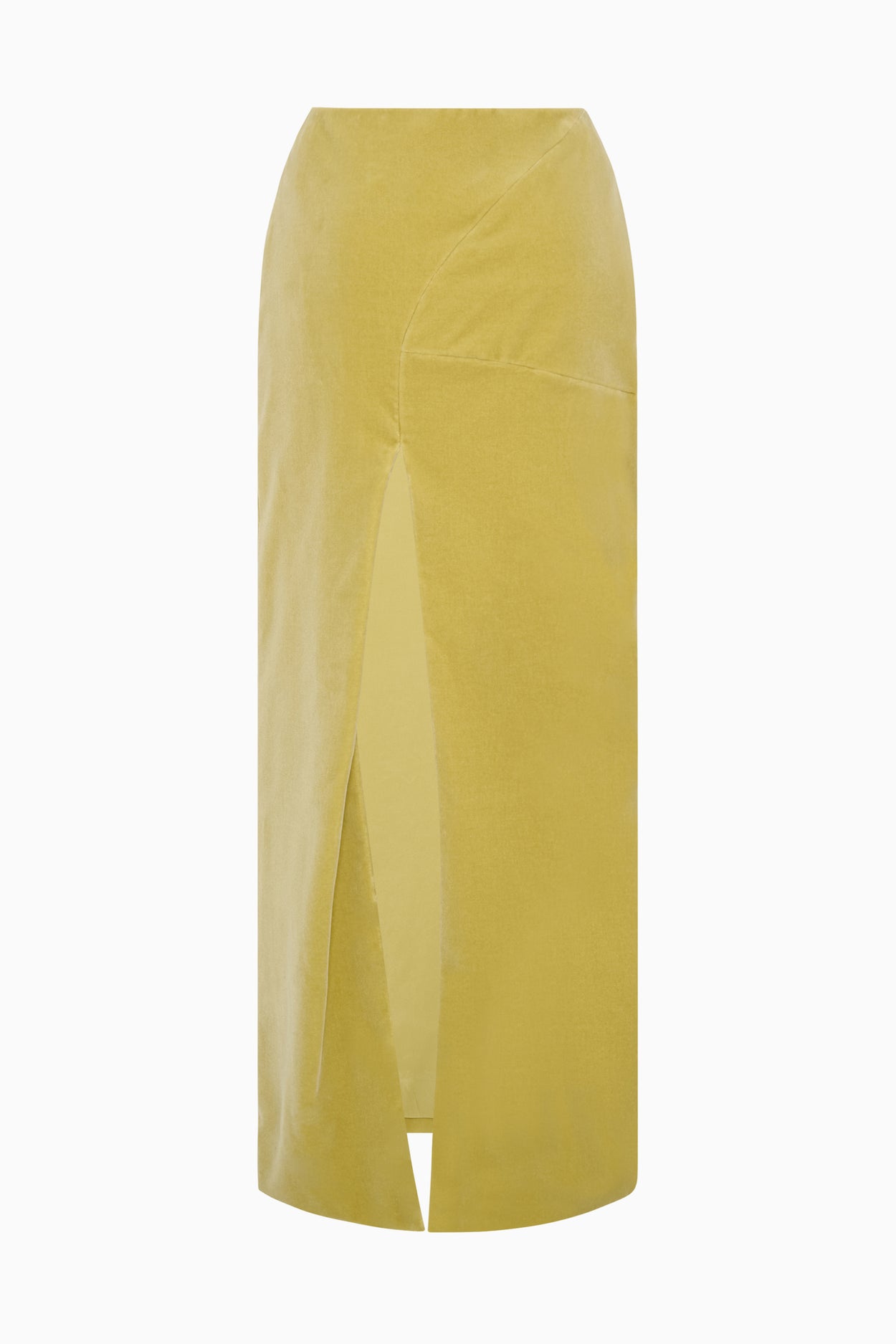 High Slit Draped Skirt image