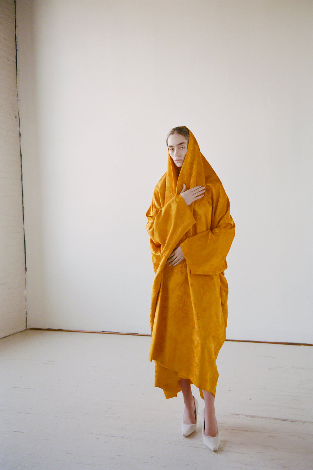 Floral Jaquard Cloak image alternative view