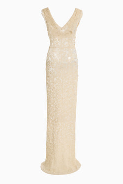 Draped Lace Dress image