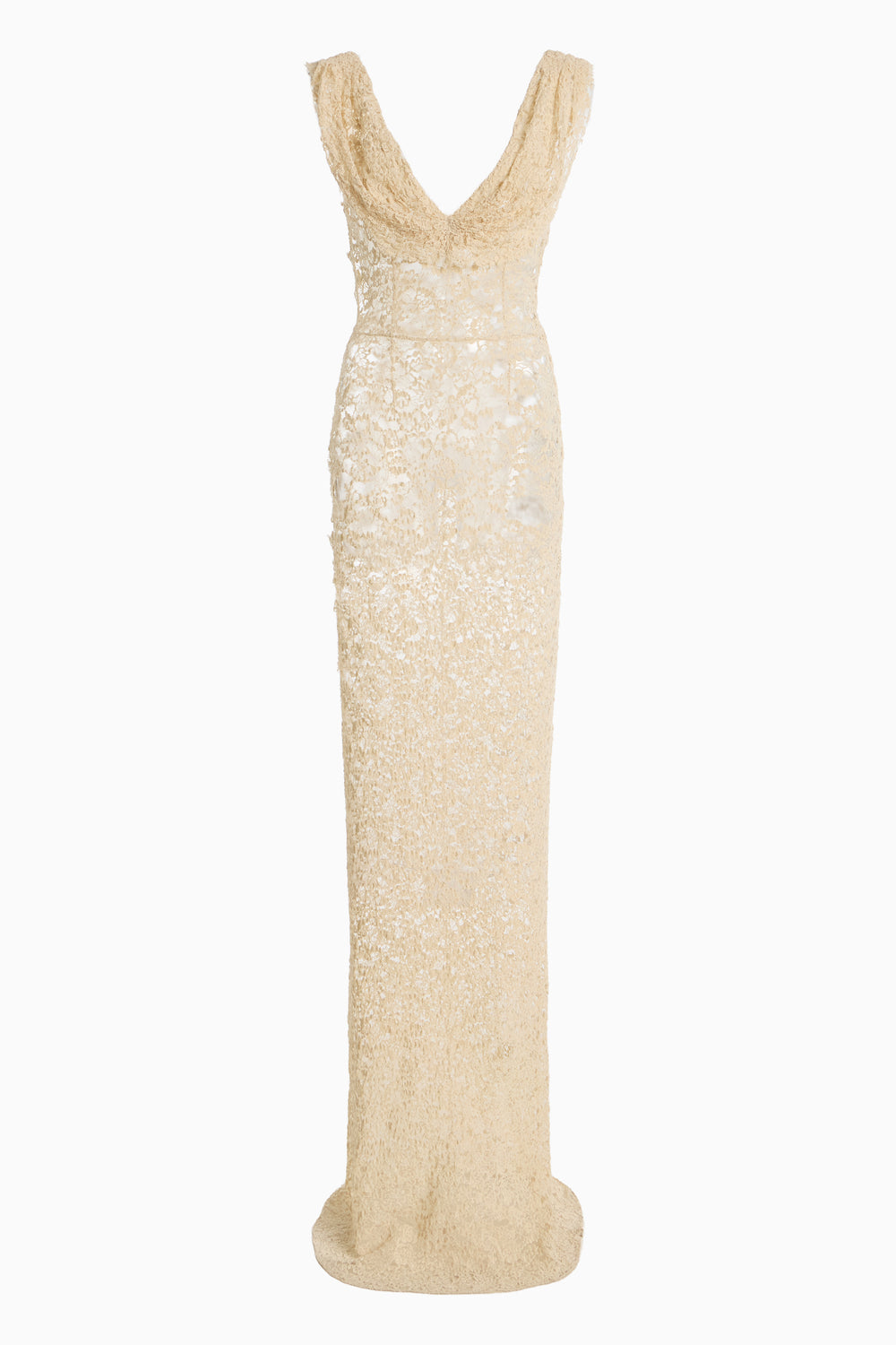Draped Lace Dress image