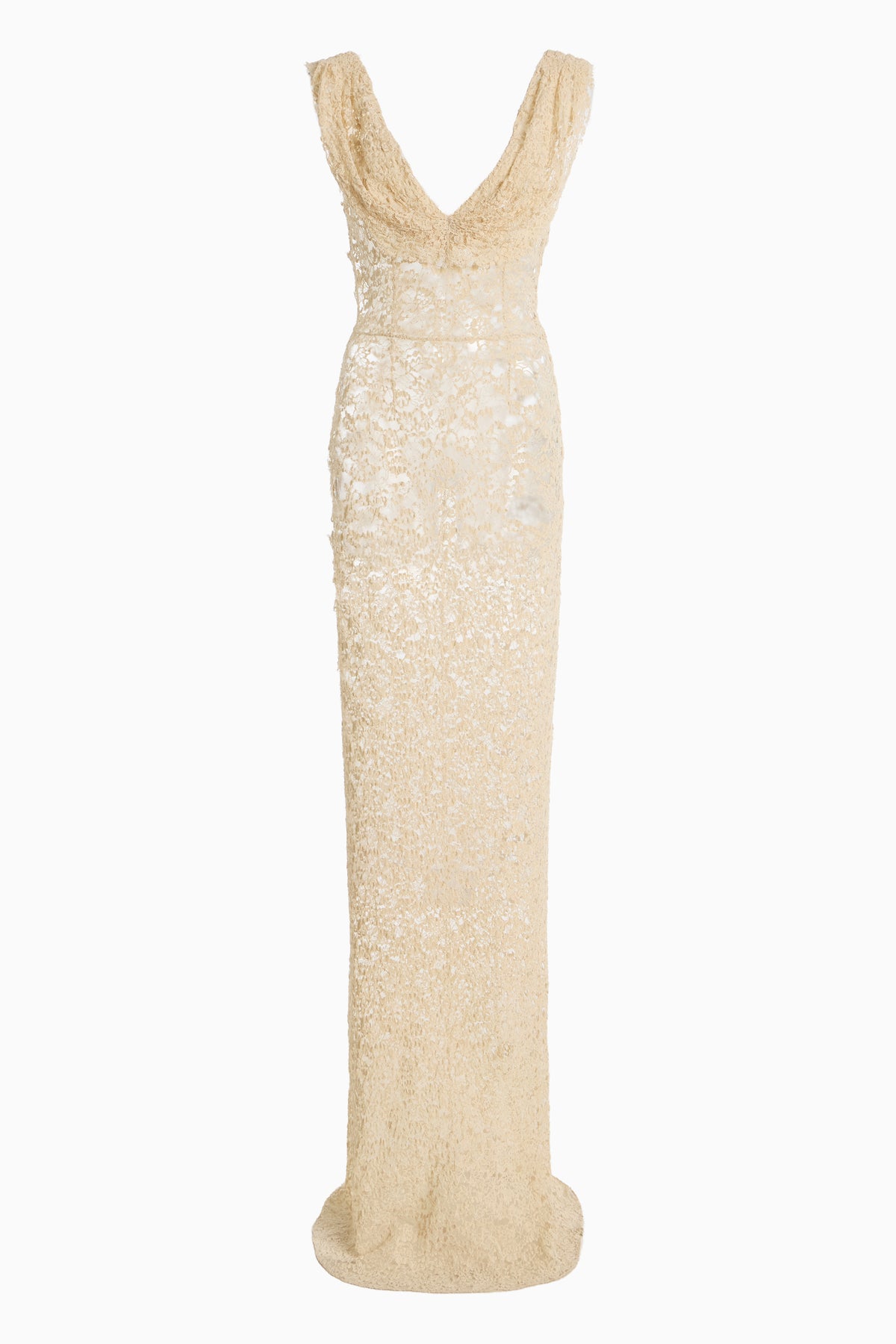 Draped Lace Dress image