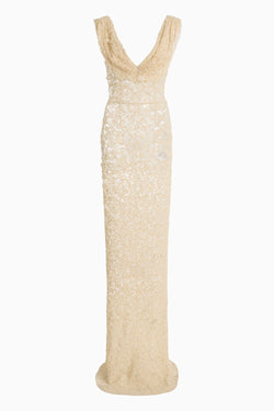 Draped Lace Dress image