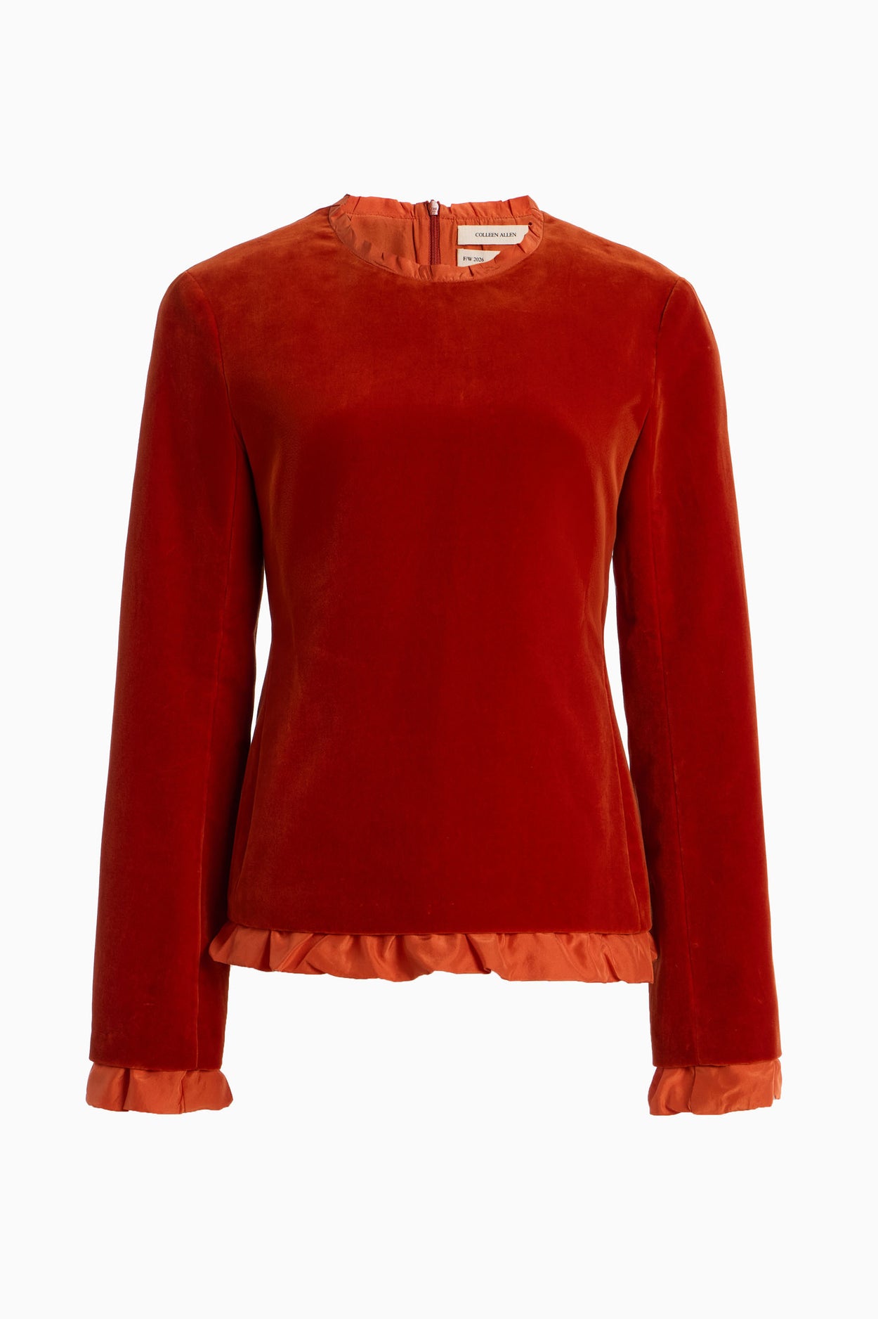 Velvet Crewneck Shirt image
